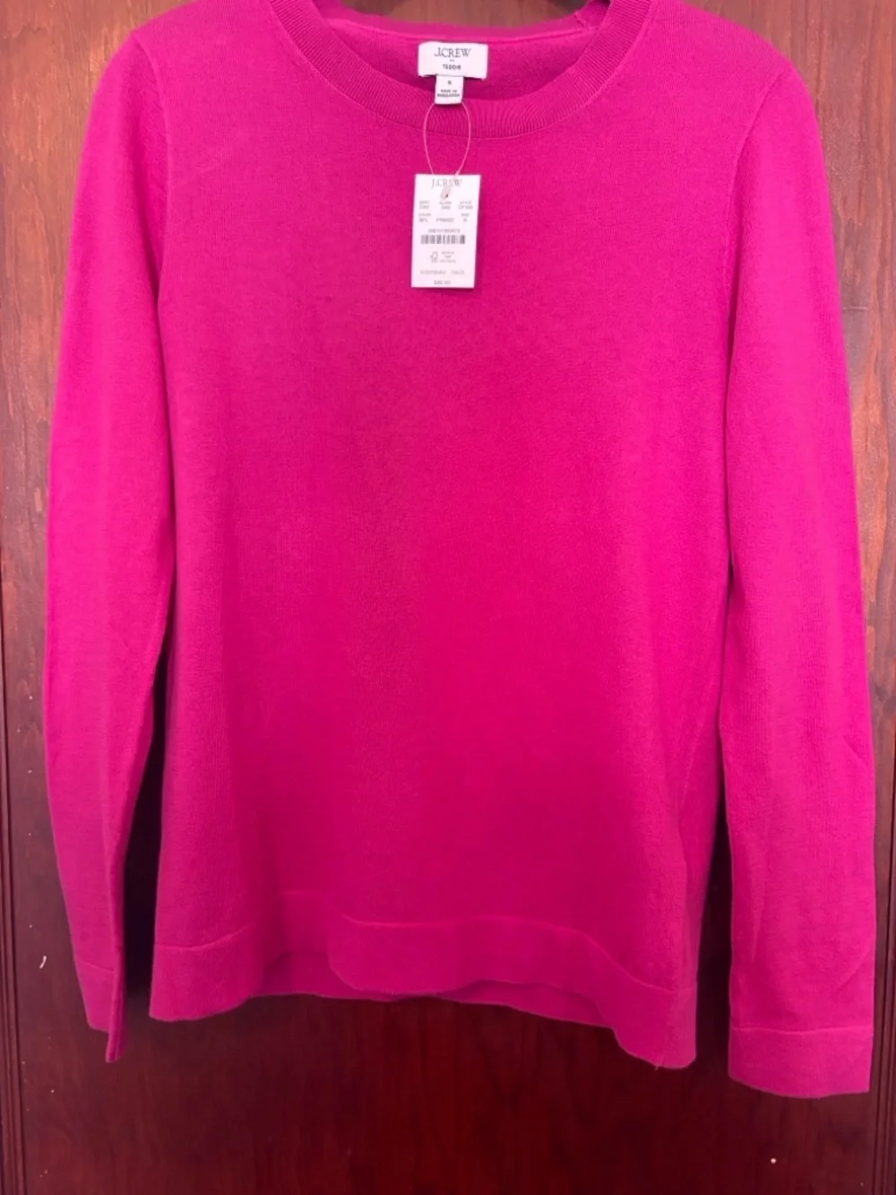 J. Crew Women's Fuchsia Crewneck Sweater